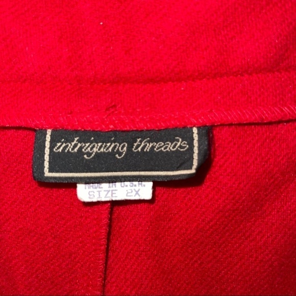 Intriguing Threads Woman 100% Wool Short Pans Size 2X - Picture 6 of 6